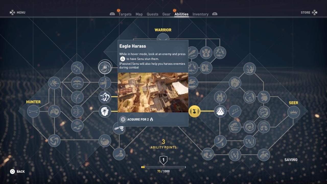 Hunter Ability: Eagle Harass (Requires 2 Ability Points)